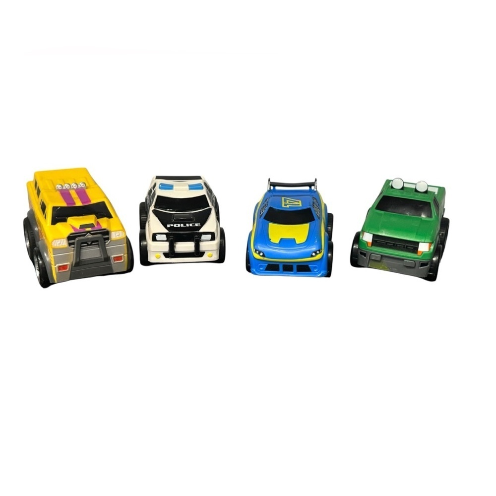 Kids Galaxy Soft Rubber Pull Back & Race Vehicles: 2014